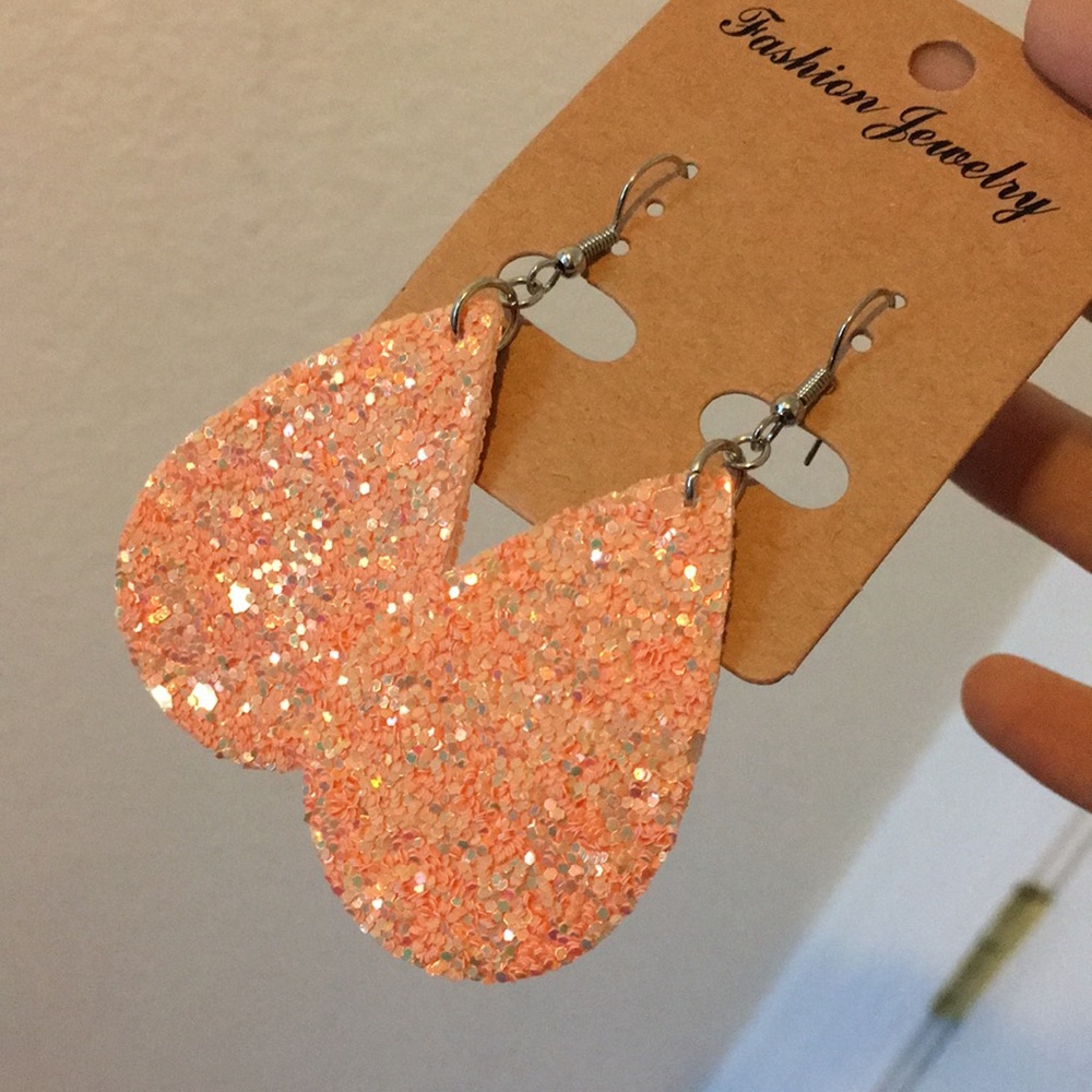 Sparkly Teardrop Earrings